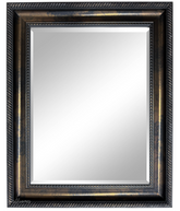 Santino Dark Bronze Beaded Edge Decorative Wall Mirror